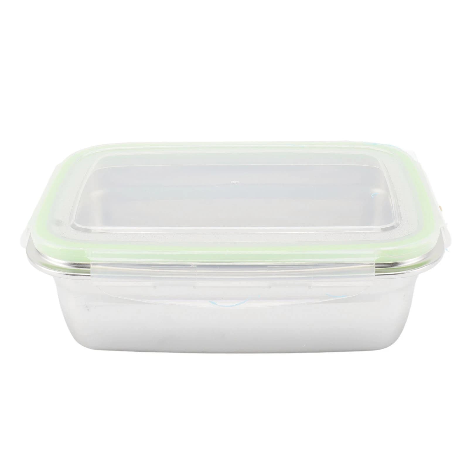 Contenitore per Alimenti in Acciaio Inox 304, Ermetico, Scatola Bento Quadrata da 550ml