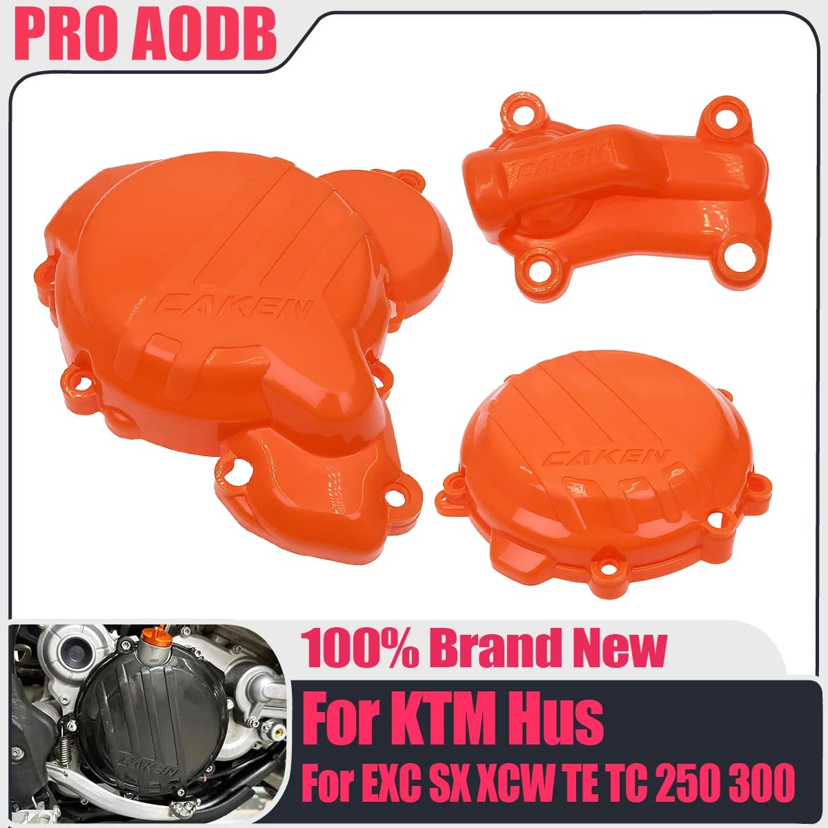 Protezione Frizione e Accensione Motore, Copertura Pompa Acqua per KTM SX EXC XCW 250 TPI e Husqvarna TC TE 2017-2023 Dirt Bike
