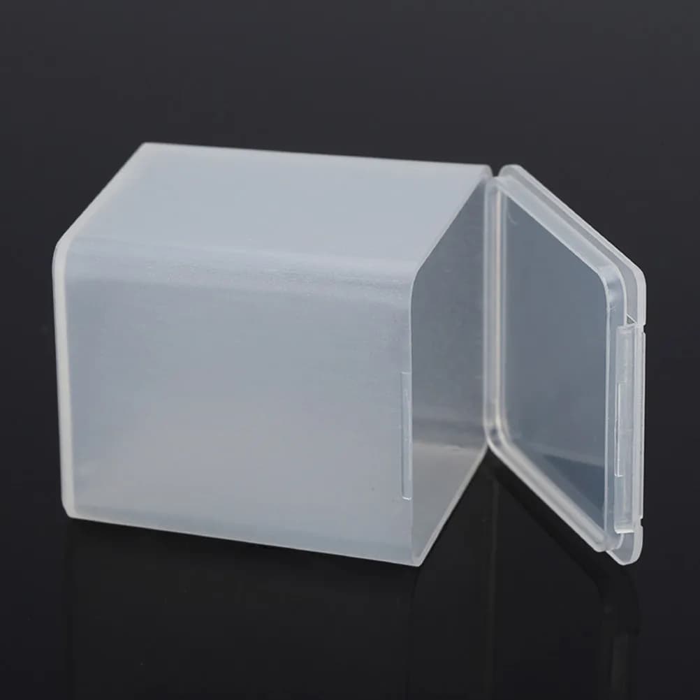 10Pcs Multipurpose Plastic Box Set Clear Non-Brittle PP Material Compact Storage Container for Food Portion Control Travel Beads