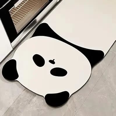 Simpatico cartone animato a forma di L assorbente tappetino da cucina tappetino lungo in diatomite tappeto da cucina morbido lavabile tappeti bagno ingresso zerbino