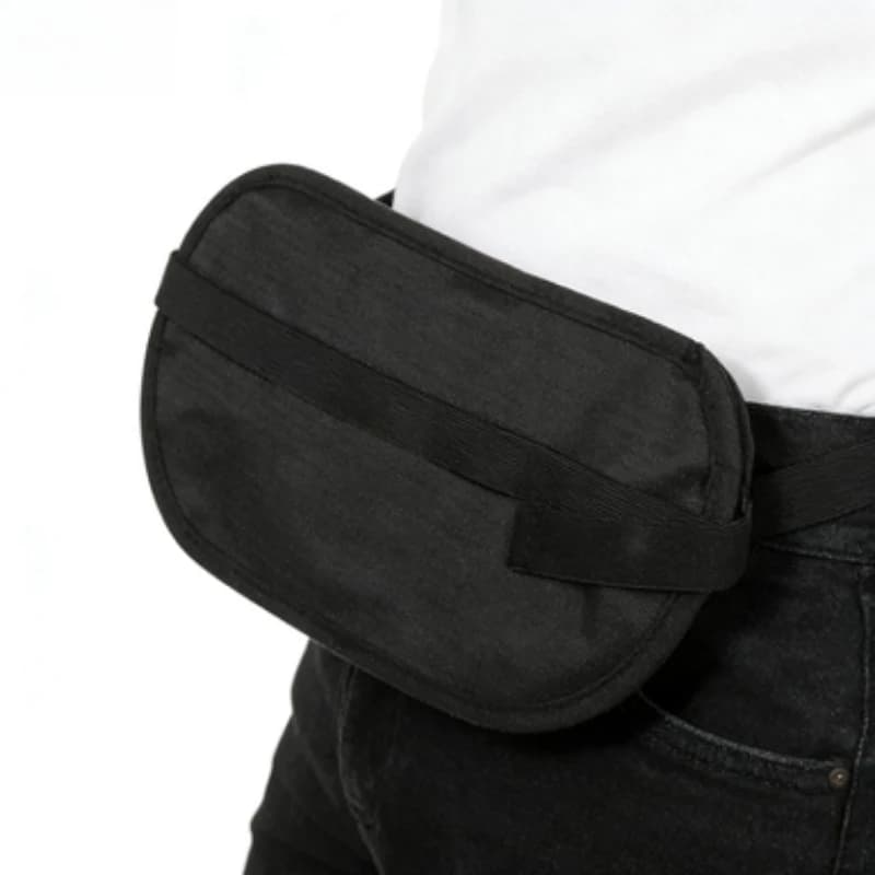 Invisible Running Waist Bag, Travel Waist Bag, Hidden Wallet Belt, Safe Wallet for Passport, Cash and Phone