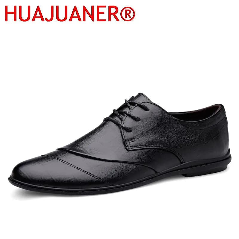 Scarpe casual da uomo in vera pelle Scarpe da uomo di lusso Mocassini da uomo fatti a mano Scarpe eleganti da uomo in stile britannico Oxford da lavoro