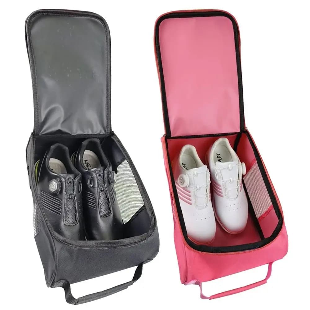 Borsa Leggera per Scarpe da Golf, Custodia Antipolvere, Traspirante in Nylon, Porta Scarpe da Golf per Uomo e Donna