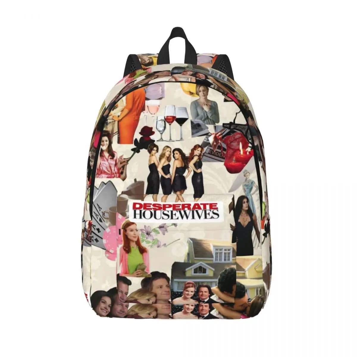 Desperate Housewives TV Zaino Uomo Donna Adolescente Scuola Business Daypack Susan Lynette Bree Solis Borsa a tracolla per laptop Sport