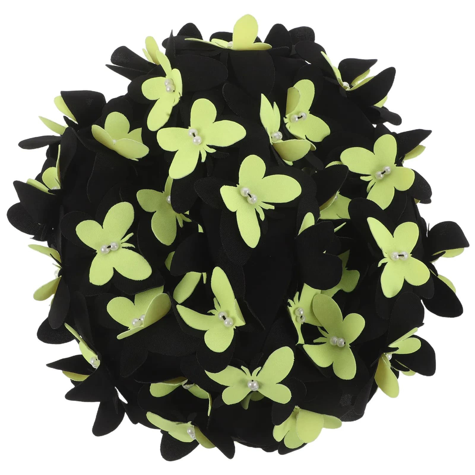 Cuffia da Nuoto Impermeabile per Adulti, Tessuto Altamente Elastico, Design Floreale a Petali, Protezione per Capelli, Accessorio Elegante per Piscina
