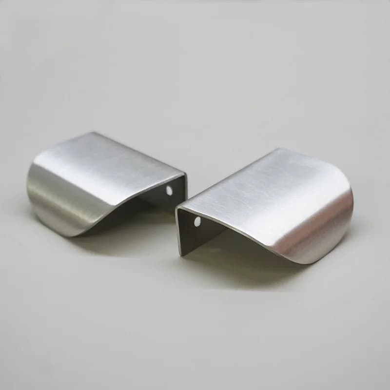 Modern SS Cabinet Drawer comò tira pomelli per mobili in argento armadio da cucina in acciaio inox armadio porta tirare Handles-1Pack