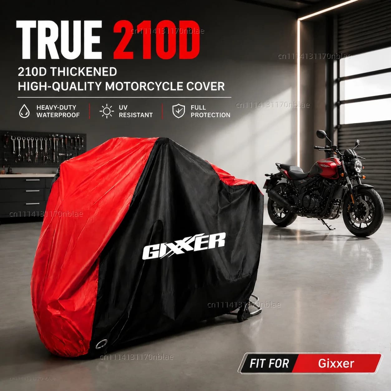 For Gixxer 150 SF 150SF SF 250 SF250 GIXXER 155 250 2020 2021 210D Motorcycle Cover Waterproof Dustproof UV Moto Rain Cover