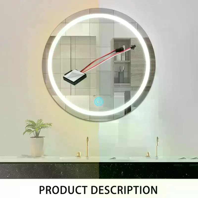 Lampade per Specchio da Bagno con Dimmer Touch, Interruttore LED per Specchio con Sensore Touch