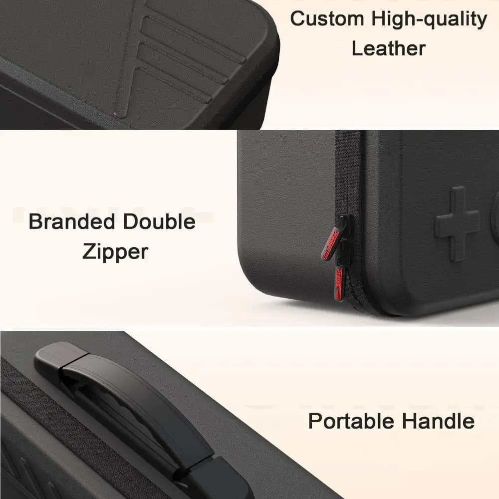 Custodia da trasporto con struttura a doppio strato Borsa portaoggetti per console di gioco antiurto EVA Fodera morbida Premium per Nintendo Switch 2