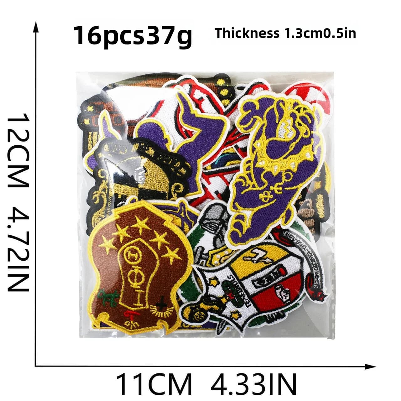 1/5 Pezzi Toppe Ricamate Amazon Fraternity Archer con Design Cartone Animato Centauro Arco e Freccia, Termoadesive per Abbigliamento e Decorazione Palmari