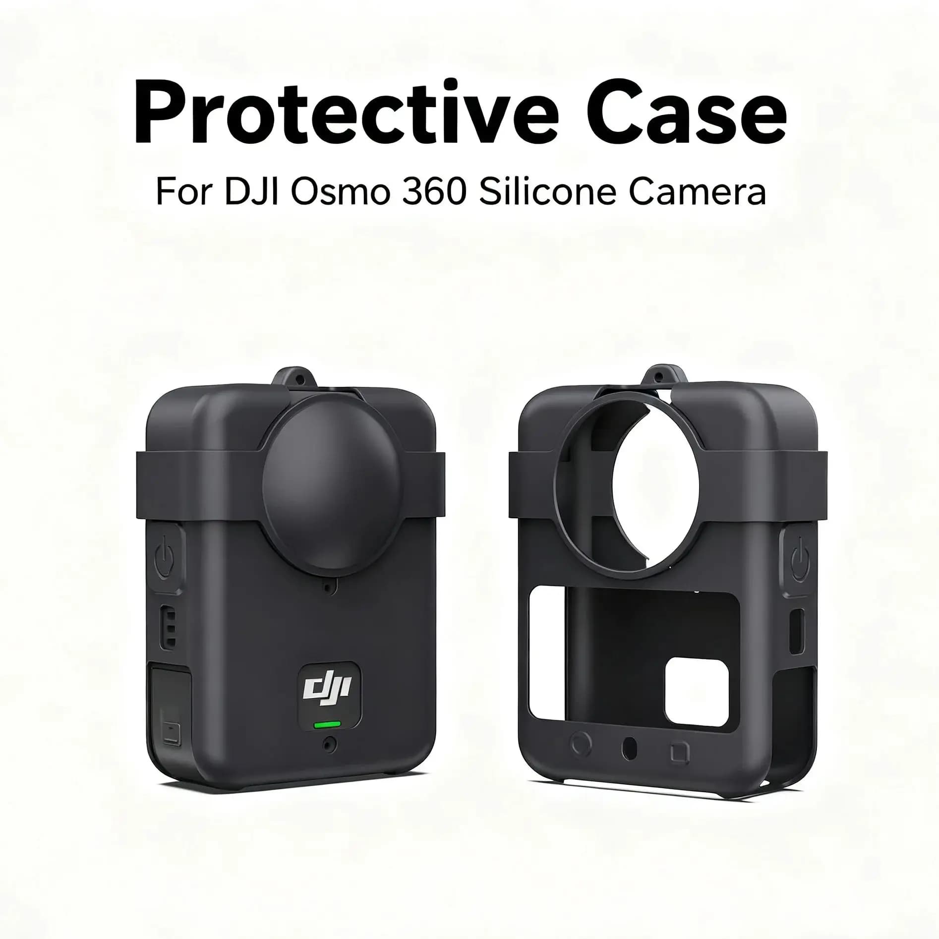 Custodia protettiva per DJI Osmo 360 Custodia protettiva antigraffio per fotocamera in silicone per accessori DJI Osmo 360