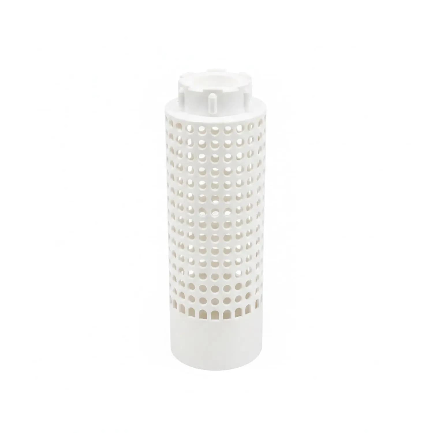 In-Ground Vertical Compost Tower, PVC Garden Waste Bin with Screw Cap for Raised Beds, White