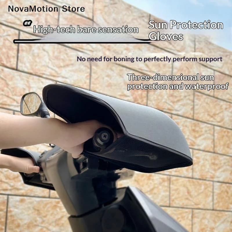 [NM]Motorcycle Handlebar Muffs Electric Vehicle Sun Protection Gloves Mittens Windproof Hand Covers Waterproof Grip Accessories