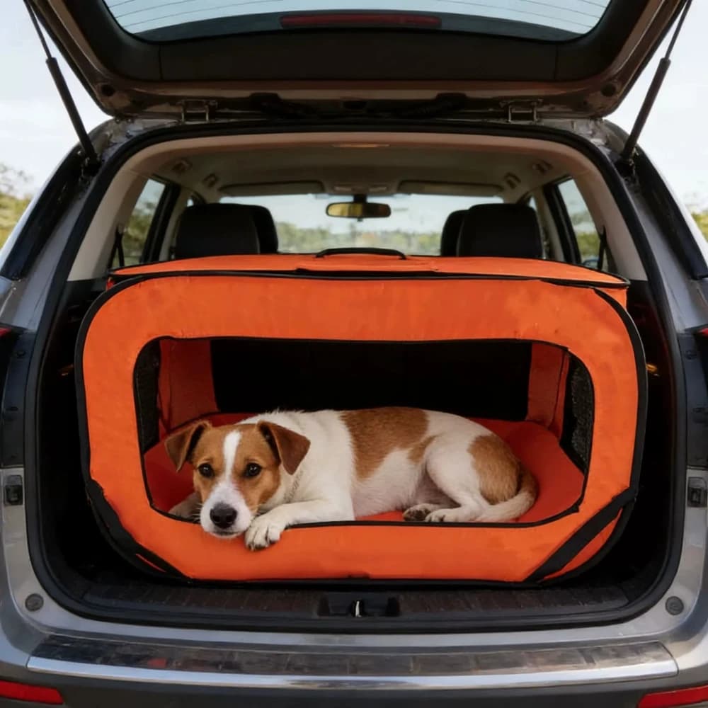 Dog Travel Crate Portable Pet Carrier Bed for Puppy Small Dogs Cats Travel ,Foldable Pop Up Pet Tent Camping,Dog Car Seat
