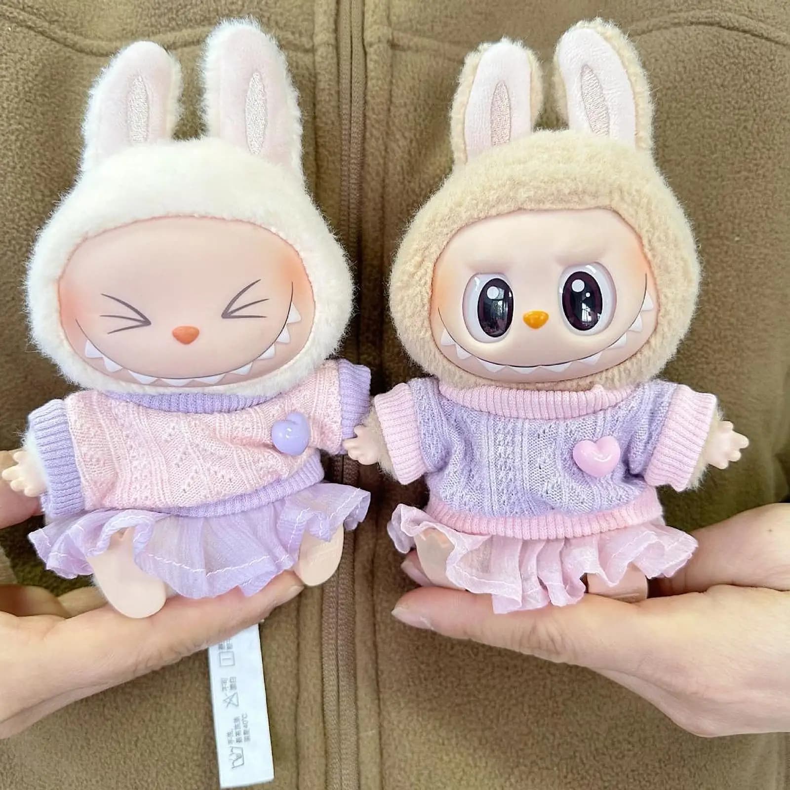 Stuffed Doll Clothes Photo Props DIY Educational Dress up for 17cm 15cm Doll