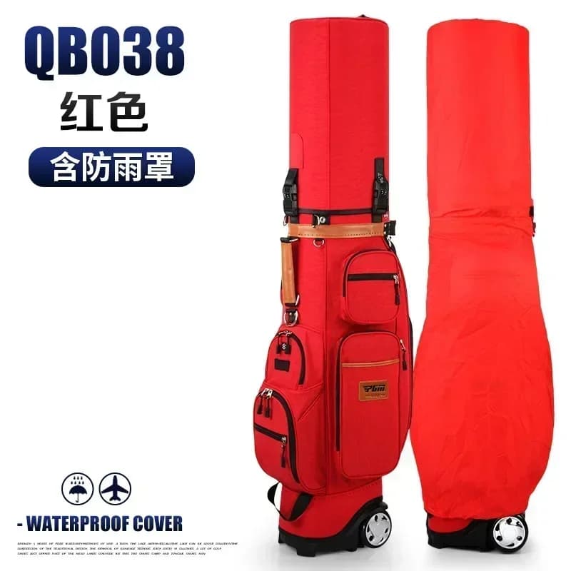 best PGM Adult Clubs Bag Unisex Professional Golf Standard Ball Package Durable Nylon High Capacity With Rain Cover QB038