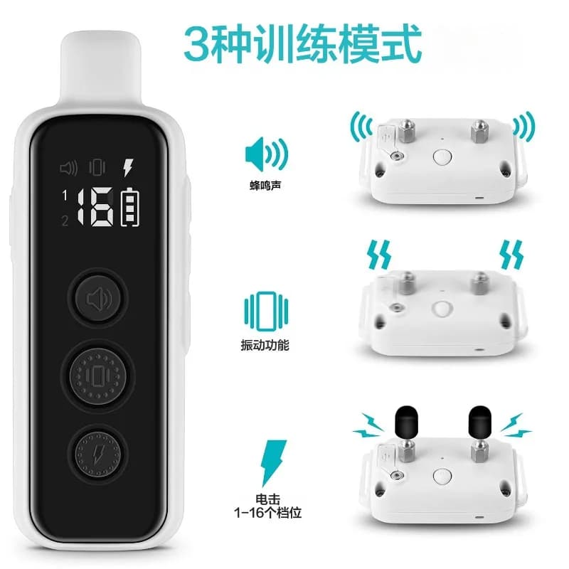 Anti-dog barking and anti-barking artifact Electric shock collar Professional dog training special tool Electric neck ring