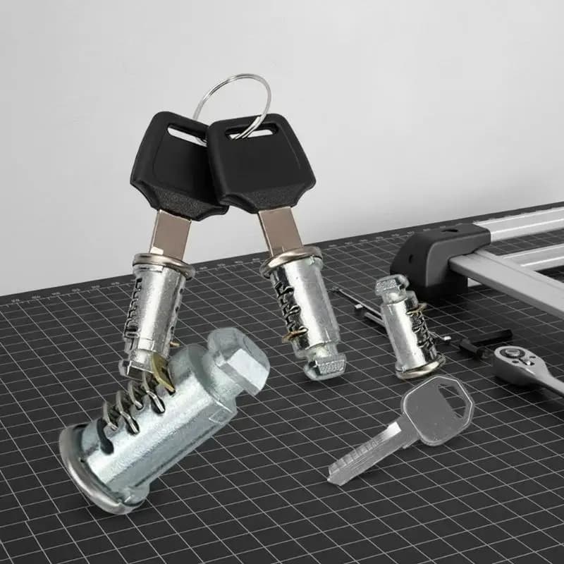 Sistema di Blocco a Un Tasto Compatibile con Portapacchi Thule, Portabici, Box Portabagagli, Barre Trasversali e Torri
