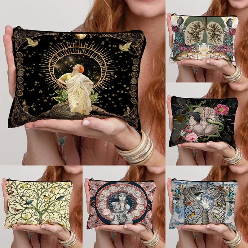 William Makeup Bag Morris Heartart Cosmetic Bag Cosmetic Organizer Makeup Pouch Purse Organizer Cosmetic Bag Travel Organizer