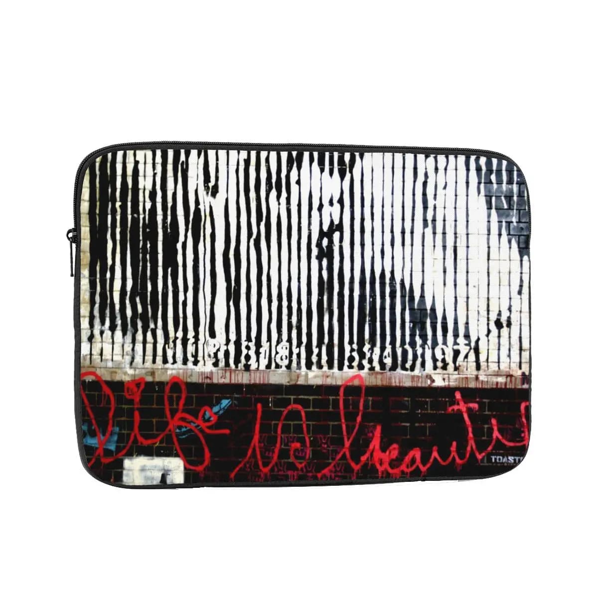 Life Is Beautiful Banksy 13" 15" 17" Custodia per laptop Custodia per notebook Custodia antiurto