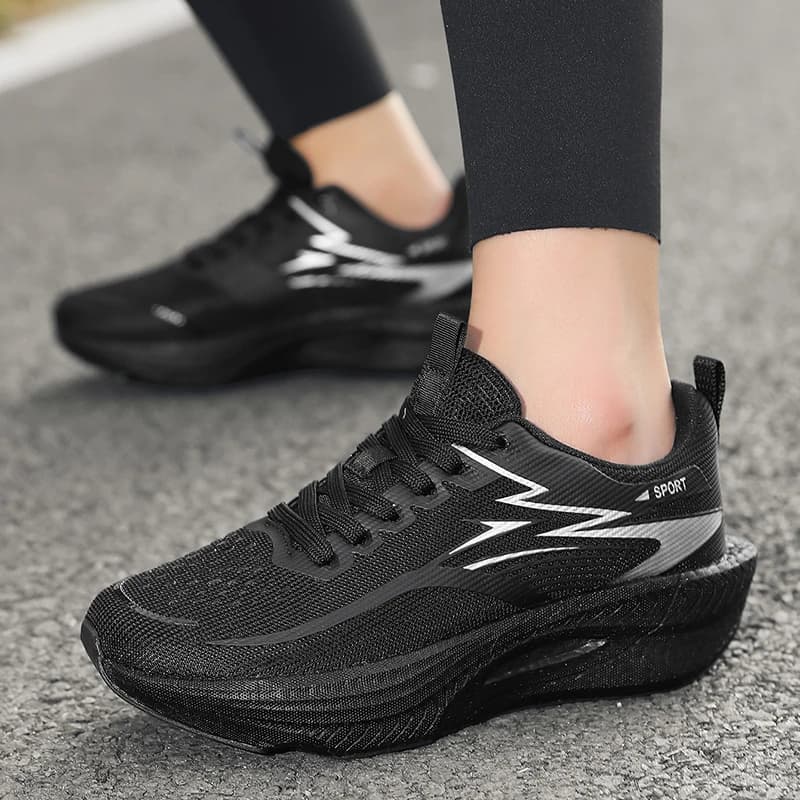 Scarpe da ginnastica da uomo, scarpe da corsa antiscivolo ammortizzate e confortevoli, con piastra in carbonio, per allenamento, in mesh, da tennis, casual, da donna 2026