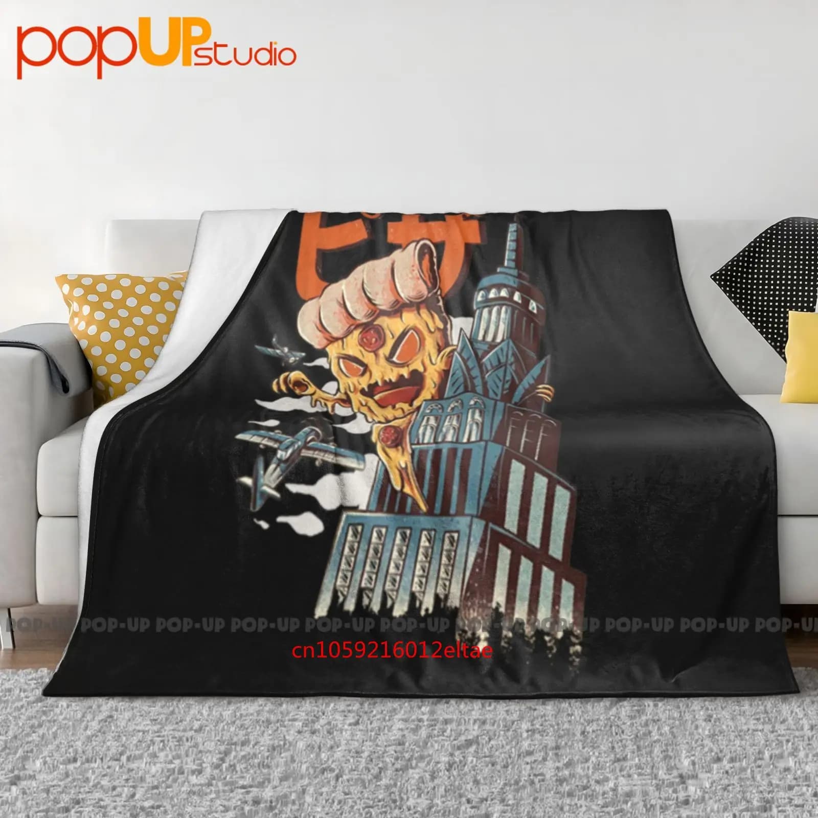 Pizza Kong Pizzeria Maker King Addicted Coperta ultra morbida Trapunta Copridivano invernale Copriletto