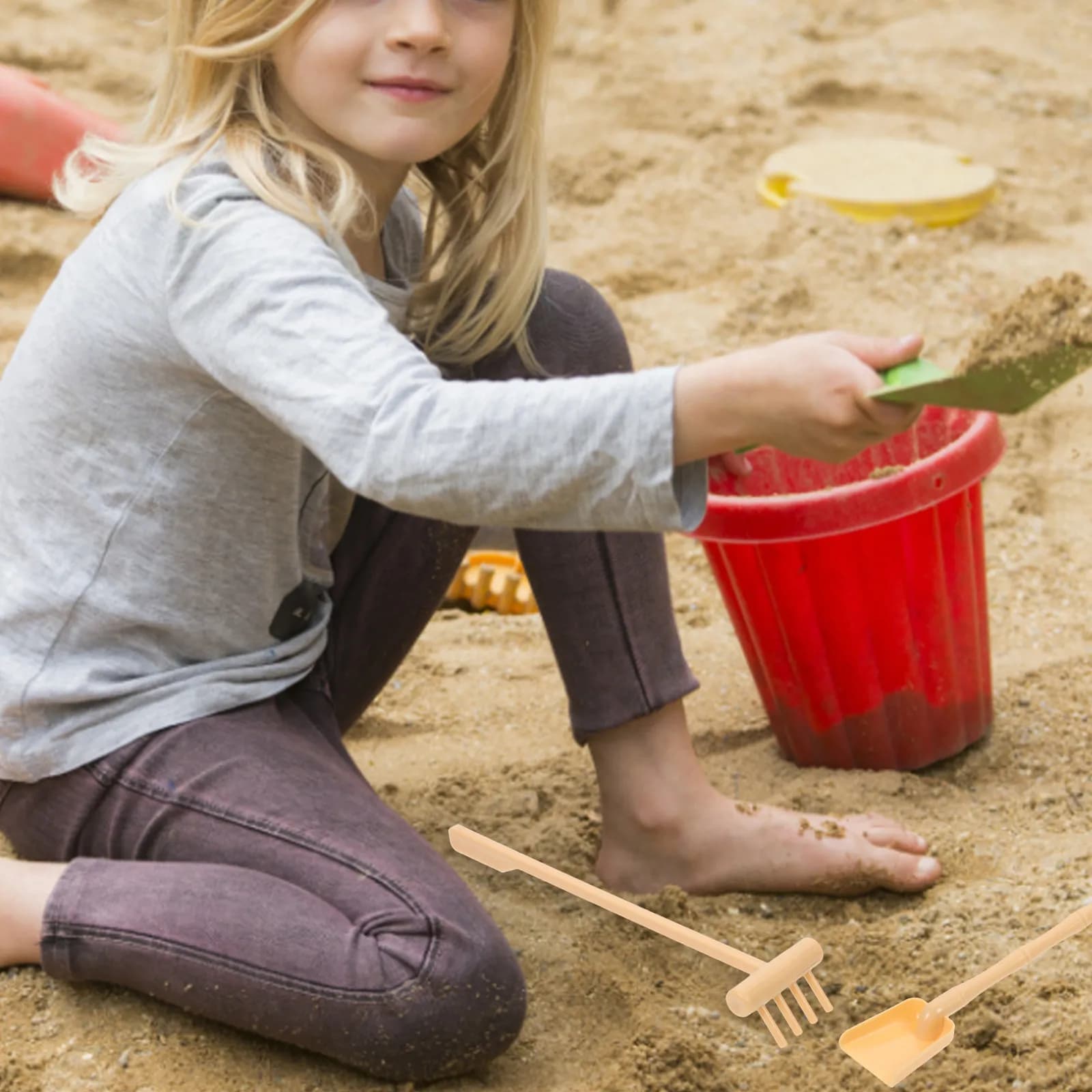 Set di 6 Attrezzi Zen per Giardino di Sabbia, Mini Rastrello per Decorazione Tavolo di Sabbia, Accessori Zen Rilassanti e Calmanti, Ideali per Scrivania