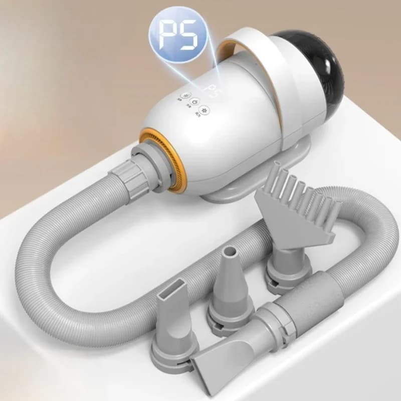 High Power Pet Hair Dryer New Style Water Blower and Suction Cup Hair Dryer Multifunction Hair Dryer for Bathing Cats Blowing And Sucking