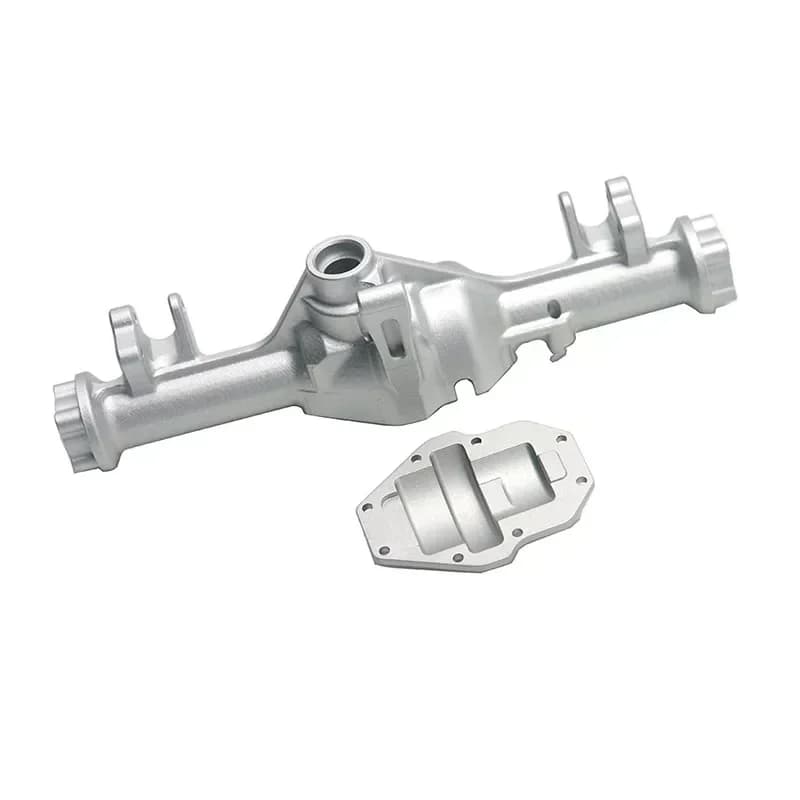 YIKONG CNC Scatola Assale Anteriore in Lega di Alluminio 12026 YK4082 per Auto da Arrampicata, Accessori Originali per Modifica e Aggiornamento, Argento