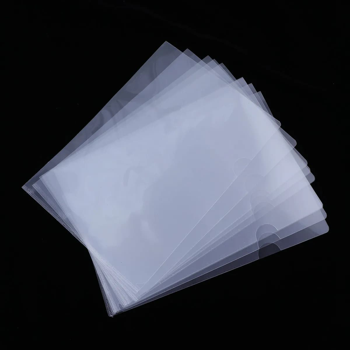 Cartella portadocumenti A4 da 20 pezzi, cartella portadocumenti in plastica trasparente, riutilizzabile, impermeabile, per ufficio, scuola, casa, soluzione per archiviazione