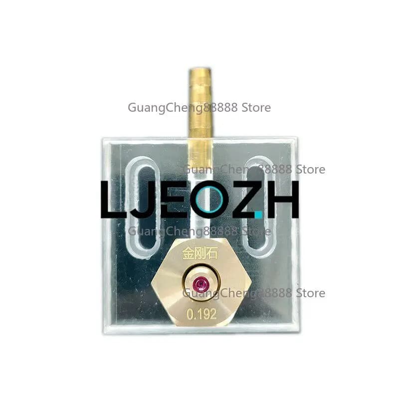 Silk nozzle 0.192mm for waterjet cutting, Ruby 0.195 diamond nozzle, 50 thread cutting protective mask, 60 mold