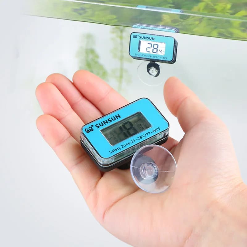 Termometri per acquari Termometro per acqua a cristalli liquidi per pesci Termometro per pesci tropicali Strumento elettronico per la temperatura