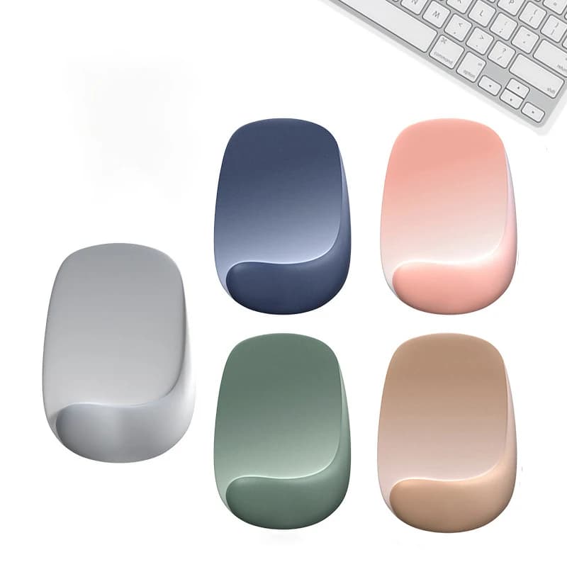 Tappetino per mouse ergonomico con supporto per il polso in gel, antiscivolo, ideale per laptop, desktop, ufficio, accessori da scrivania per gaming