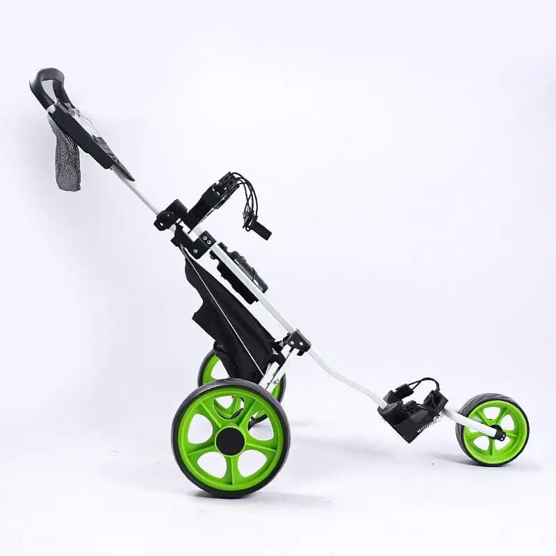 Carrello da golf Carrello da golf rimovibile pieghevole a tre ruote Carrello in alluminio Carrello da golf