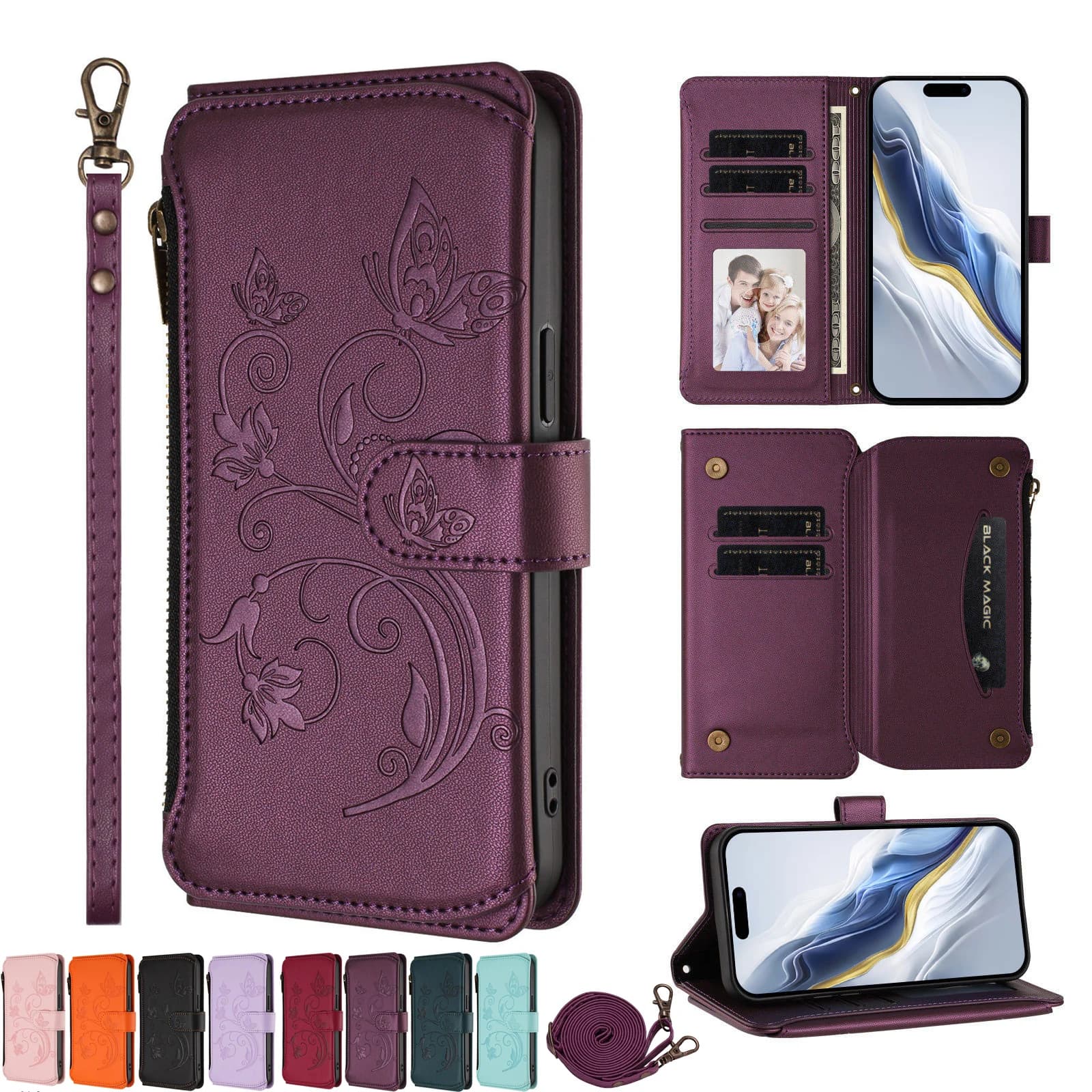 Custodia per telefono porta carte in pelle per Motorola Moto Edge 60 50 40 30 S30 X30 Fusion Stylus Pro Ultra Neo Portafoglio Flip Cover