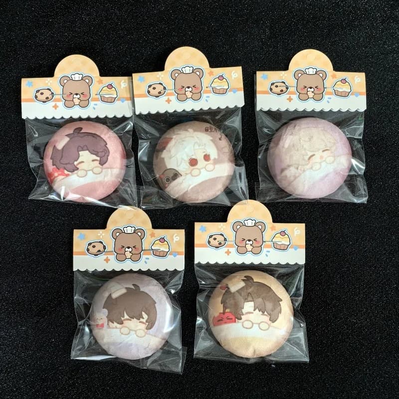 Spilla a Forma di Bottone del Gioco Love and Deepspace, Badge Cartoon di Xavier, Sylus, Zayne, Caleb, Accessorio per Cosplay su Abbigliamento e Zaini