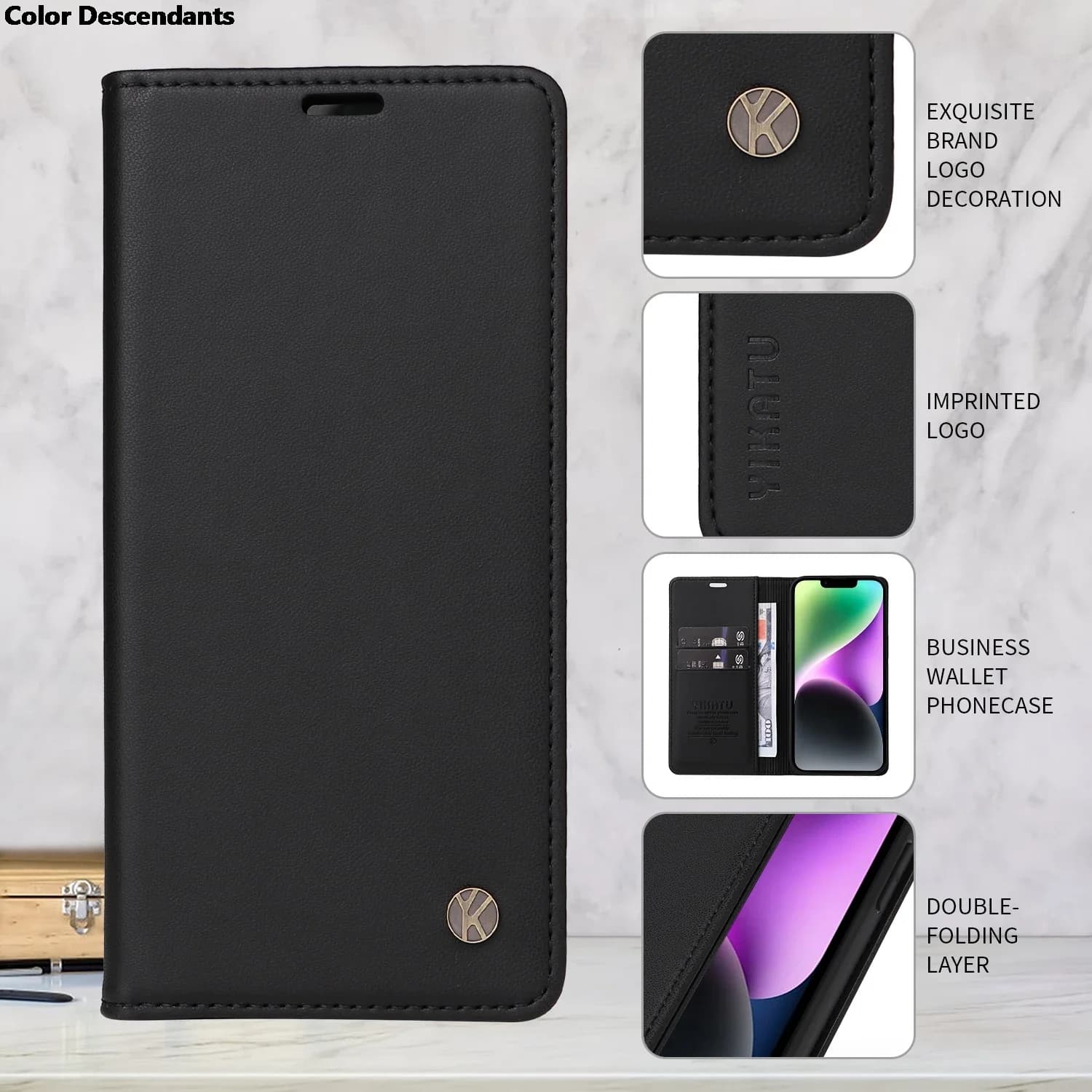 Leather case Flip Cover for Xiaomi Redmi Note 13 4G 13C Note13 Pro + 13Pro Plus 5G magnetic wallet pockets for phones Slot for cards