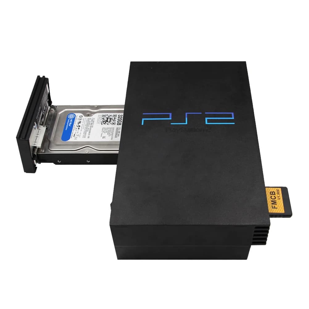 Schede di espansione nere 8/16/32/64MB McBoot gratuito v1.966 Memory Card Game Saver Forniture per Sony PS2 Playstation FMCB