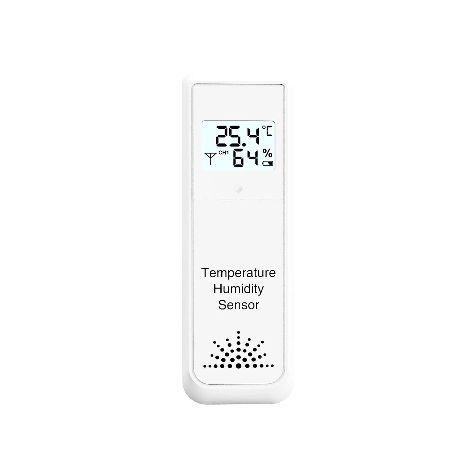 Sensore wireless da esterno Protmex per la serie PT20 (bianco) e stazione meteorologica wireless Protmex PT3378A con display LCD a colori