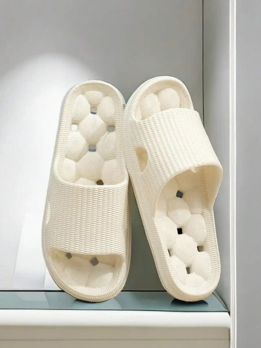 Ciabatte da doccia unisex in EVA, leggere, antiscivolo, ad asciugatura rapida, traspiranti, adatte per l'estate, per interni, casa, bagno, piscina, doccia, antibatteriche, resistenti agli odori, stile alla moda per coppie, casa, bagno, hotel, spiaggia. Ciabatte da donna, Pantofole, Ciabatte in plastica