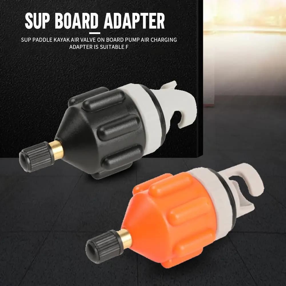 2 Pezzi Adattatore Valvola Aria per Compressore, Convertitore per Paddle Board, Kayak, Barca a Remi, Adattatore per Pompa Gonfiabile