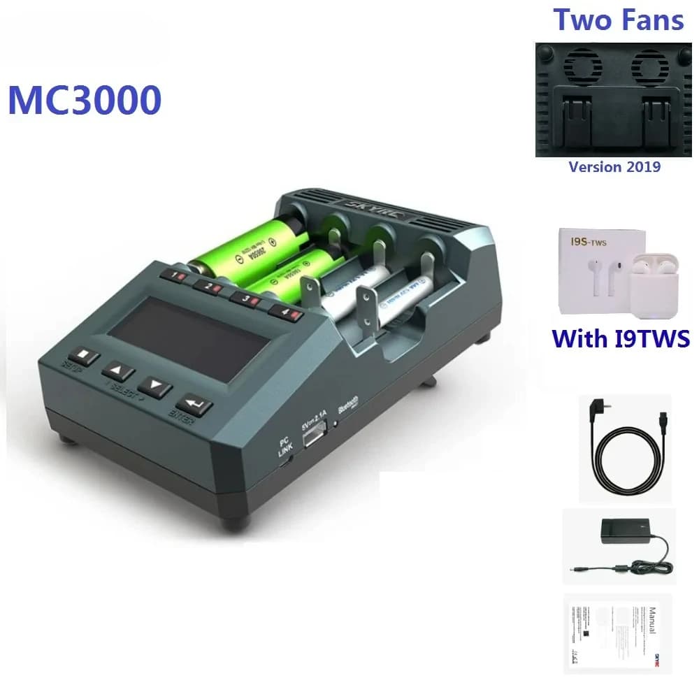 MC3000 Smart 4 Slots LCD Display UNIVERSAL BATTERY charger IPHONE /by phone for mutilcopter fpv rc drone