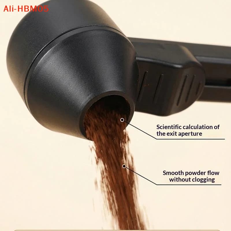 (HB05)Sliding Leakproof Coffee Scoop Reusable Protein Powder Spoon Funnel For Milk Supplements Portable Home Kitchen Gadgets