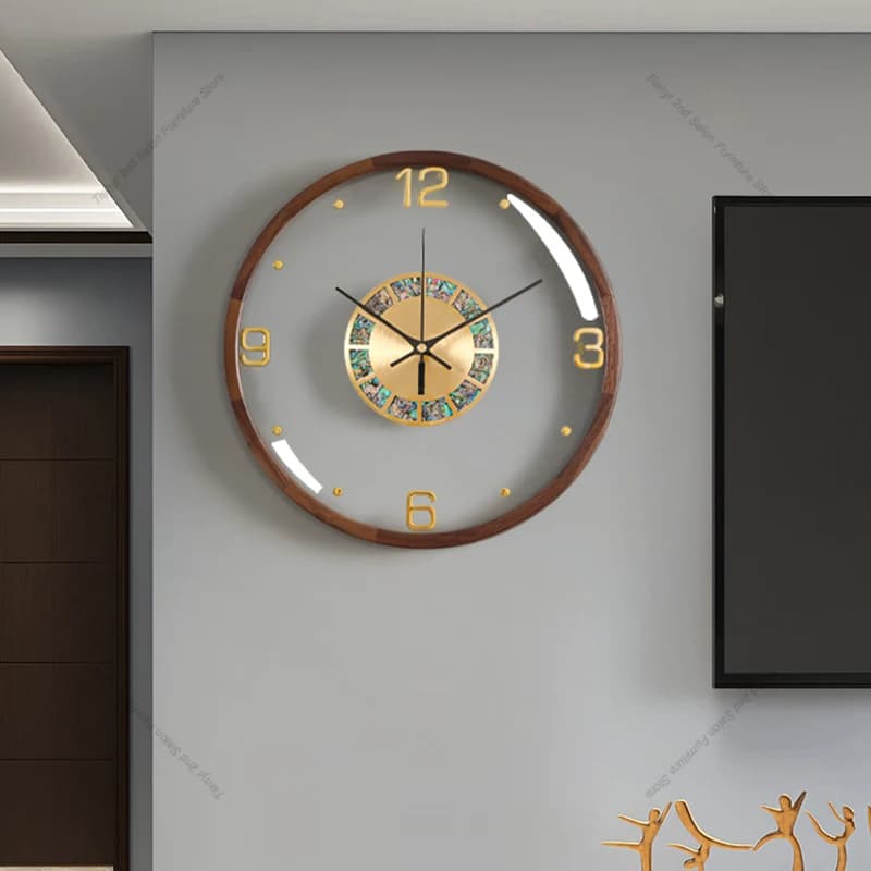 Nordic Creative Wall Clock Modern High-end Living Room Art Wall Clock Luxury Dining Room Home Decor Orologio Da Parete FYWC