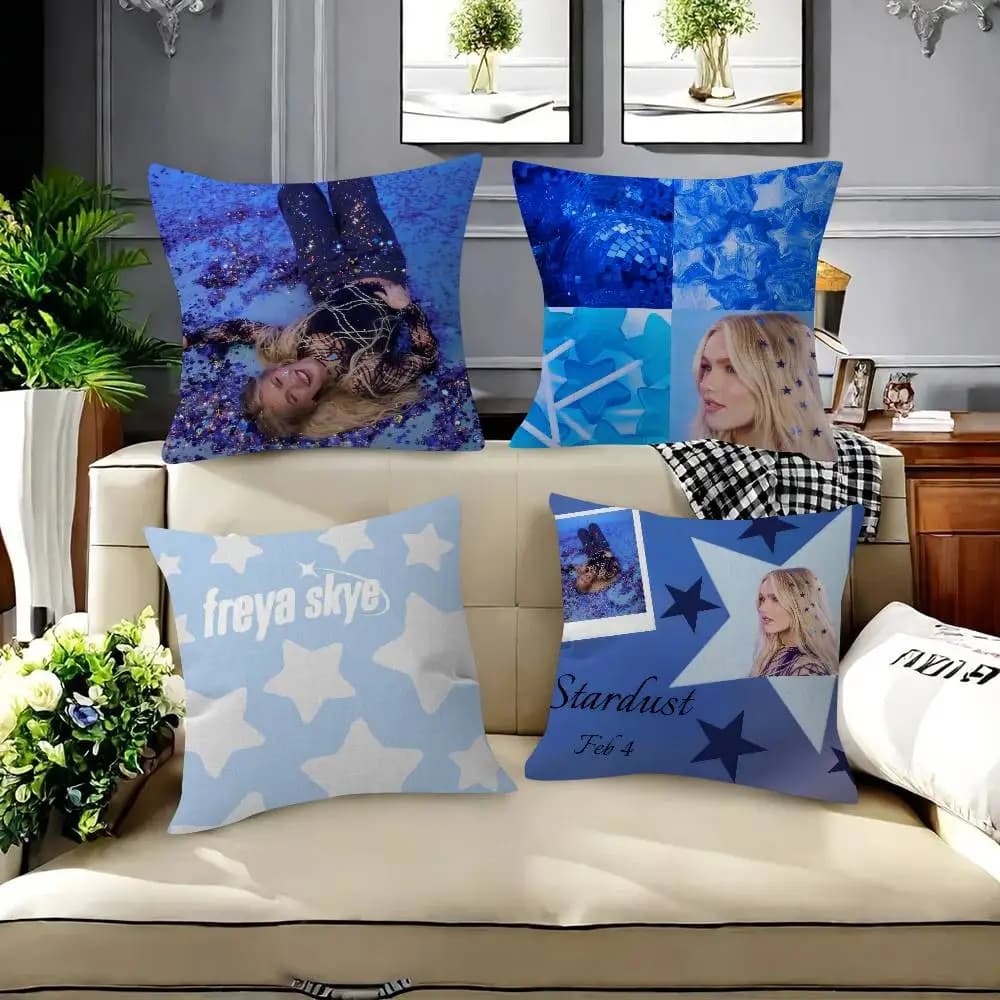SINGER Freya Skye stardust Personalized picture text home decorative pillows Household Gifts 45x45cm