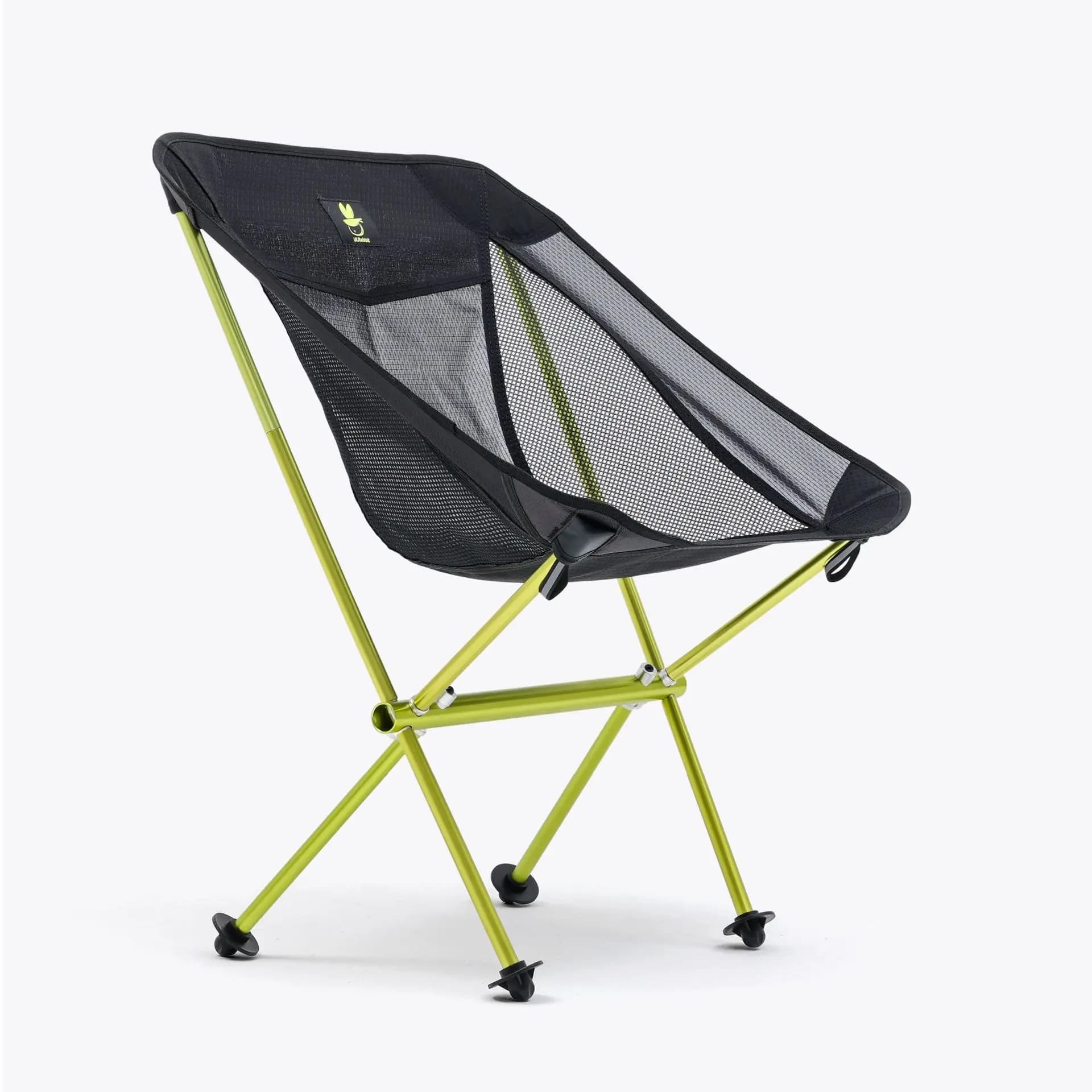 Sedia pieghevole portatile a forma di luna con borsa portaoggetti, ideale per viaggi, spiaggia, campeggio, picnic, pesca, giardino, barbecue all'aperto ed escursioni.