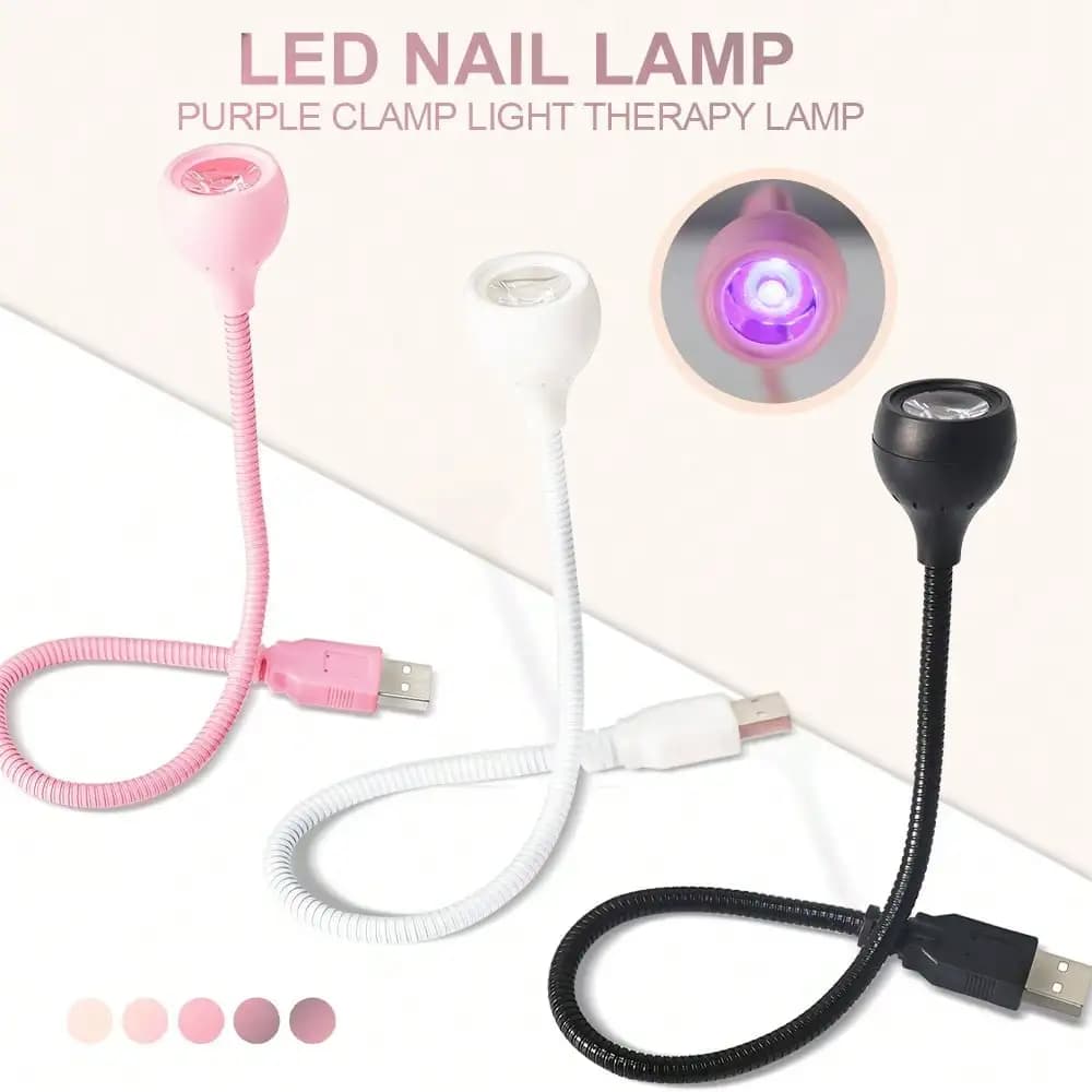 Luce UV portatile a LED per unghie gel UV ad asciugatura rapida Smalto Mini lampada per unghie USB Asciugatrice per unghie flessibile portatile Strumenti per salone di manicure