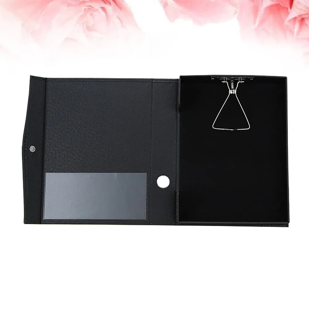 Portablocco A4 in PU con Clip, Organizzatore di Documenti, Porta Fogli per Casa, Ufficio, Scuola, Scrittura e Appunti