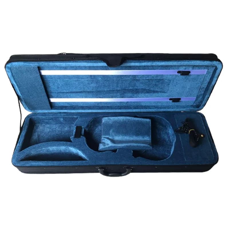 Custodia Rigida Quadrata per Violino, Leggera e Impermeabile, in Tessuto Oxford con Schiuma, Borsa da Trasporto Portatile per Violini e Strumenti Musicali, Zaino