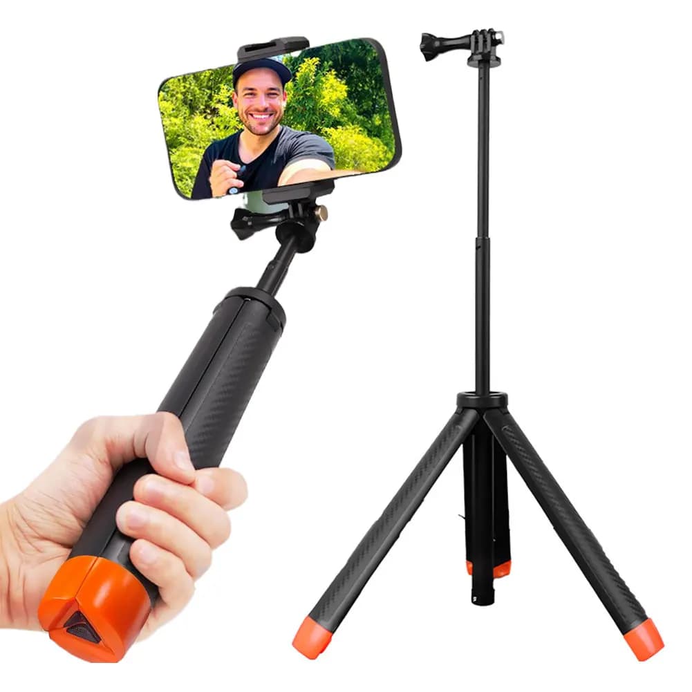 Floating Selfie Stick Tripod Extendable Tripod Stand for GoPro Action Camera Accessories